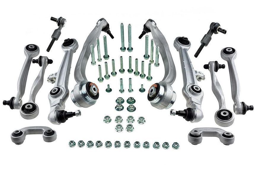 Комплект важелів передньої підвіски VW Passat B5.5 (2000-2005); A6 (1997-2006); 4B3498998 передня вісь на AUDI;VW ZWD-VW-000A фото