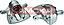 Суппорт тормозной передний Citroen C3 II/III 09-, C3 AIRCROSS II 17-, C4 CACTUS 14-, DS3 09-, PEUGEOT 2008 I 13-, Opel CROSSLAND X 17- /Лівий/, 1617293580 HZP-CT-012 фото