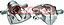 Суппорт тормозной передний Citroen C3 II/III 09-, C3 AIRCROSS II 17-, C4 CACTUS 14-, DS3 09-, PEUGEOT 2008 I 13-, Opel CROSSLAND X 17- /Правий/, 1617293680 HZP-CT-013 фото 3