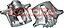 Супорт гальмівний передній Fiat DUCATO 02-, Citroen JUMPER 02-, PEUGEOT BOXER 02- /Лівий,DO TARCZY 24MM, 735289105 HZP-FT-020 фото