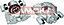Суппорт тормозной передний Renault LAGUNA III 07-, SCENIC/GRAND SCENIC 2.0DCI 08-, LATITUDE 3.0DCI 11- /Правий/, 410010004R HZP-RE-034 фото