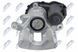 Суппорт тормозной задний Mercedes A W176 12-18, B W246/W242 11-18, GLA X156 14-, CLA C117 13-19, CLA SHOOTING BREAK X117 15-19 /Лівий,ELEKTRYCZNY, TARCZA 9MM/, A0004232381 HZT-ME-052 фото 1