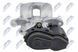 Суппорт тормозной задний Mercedes A W176 12-18, B W246/W242 11-18, GLA X156 14-, CLA C117 13-19, CLA SHOOTING BREAK X117 15-19 /Лівий,ELEKTRYCZNY, TARCZA 9MM/, A0004232381 HZT-ME-052 фото 2