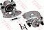 Суппорт тормозной передний VW POLO 6N1 94-99, 6N2 1.4,1.9D 99-01 /Правий/, 6N0615124A HZP-VW-043 фото 4