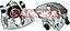 Суппорт тормозной передний Renault MEGANE II 12.2005-, SCENIC II/GRAND SCENIC II 12.2005-, CLIO III 2.0 05- /Лівий/, 7701065266 HZP-RE-012 фото